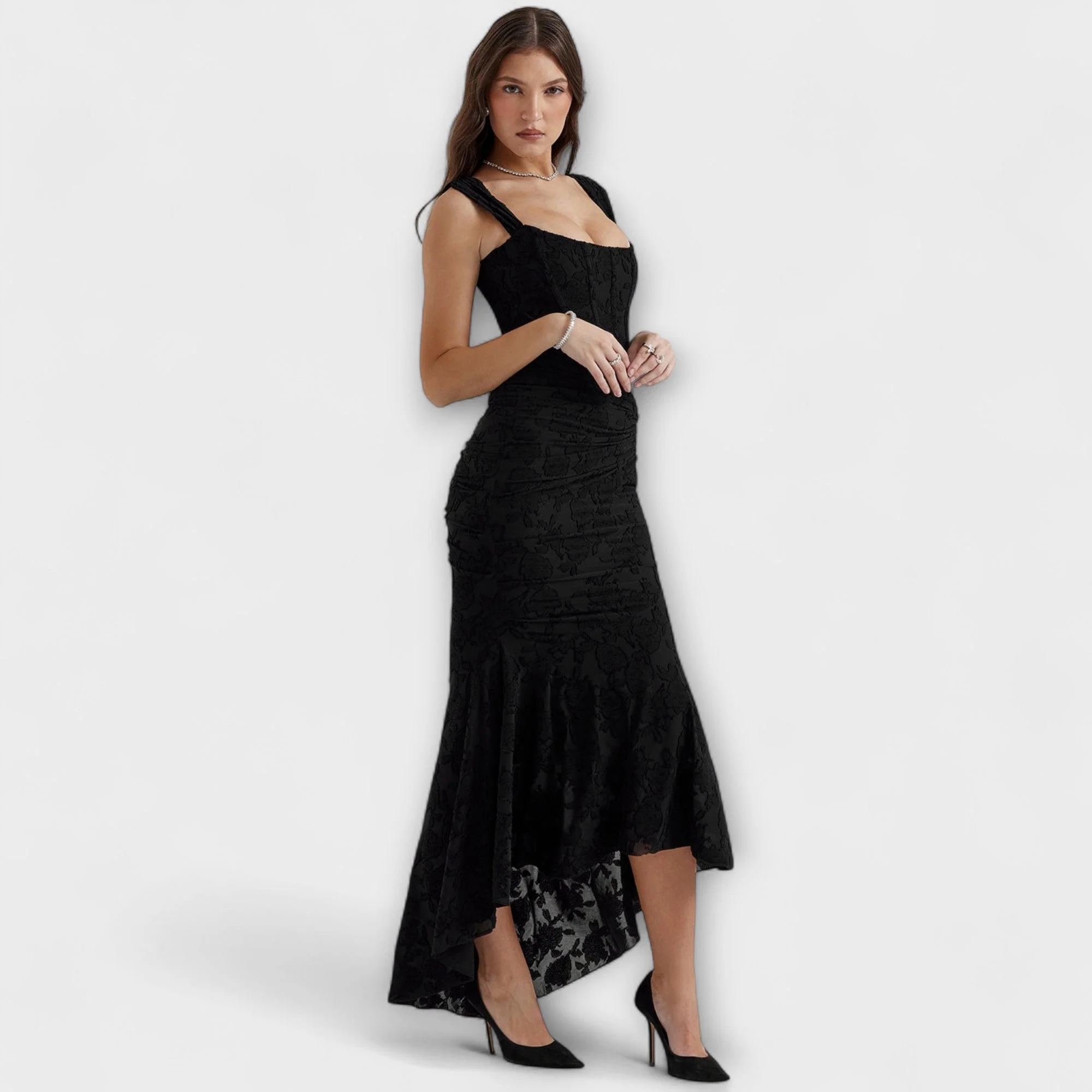 Renske - Stilvolles Maxikleid mit kunstvollem Korsett - Image 27