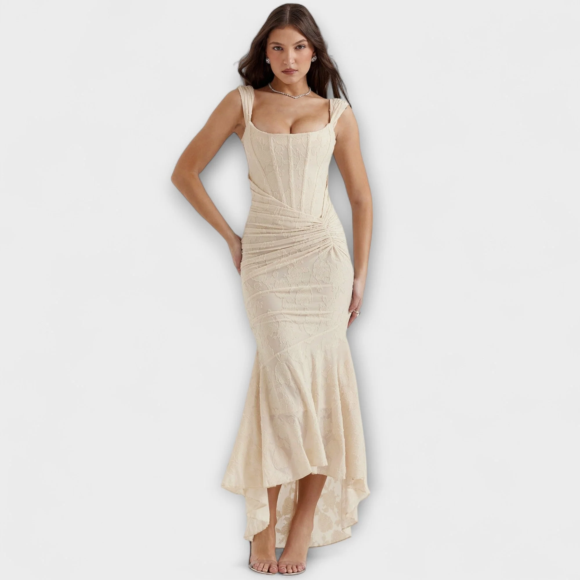 Renske - Stilvolles Maxikleid mit kunstvollem Korsett - Image 50