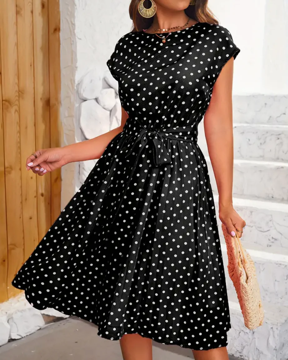 Retro chic  - schönes vintage polka kleid für den frühling/sommer - Image 2