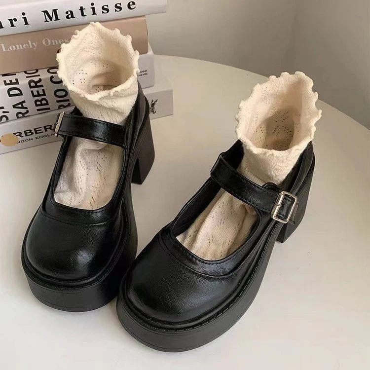 Retro Dirndl Schuhe für Damen | Plateau - Image 4