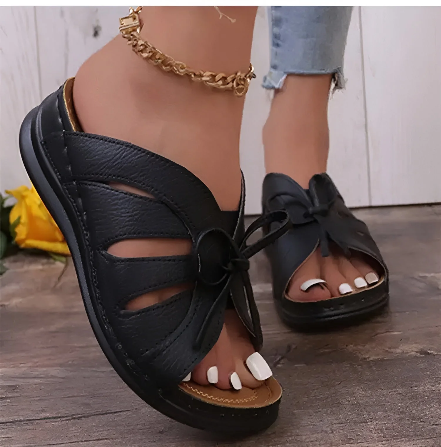 Retro Sandalen Damen – Bequeme orthopädische Schuhe für den Sommer - Image 19