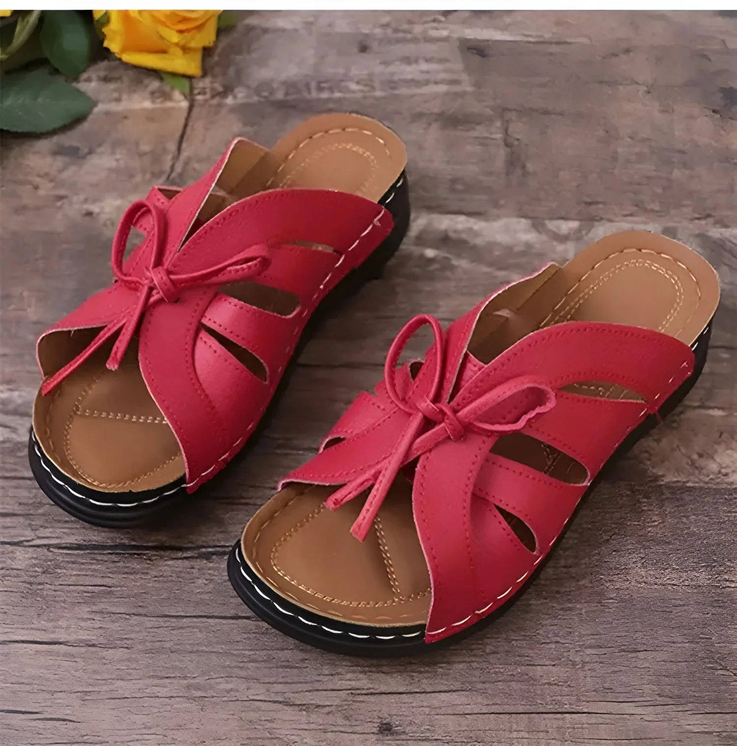 Retro Sandalen Damen – Bequeme orthopädische Schuhe für den Sommer - Image 4