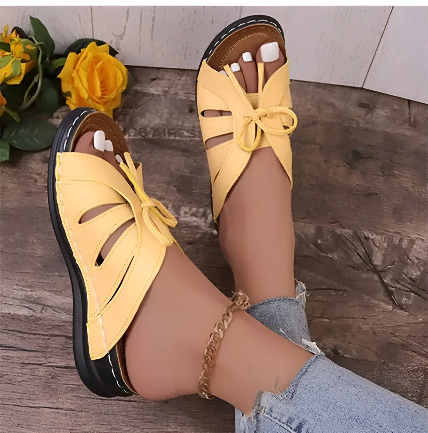Retro Sandalen Damen – Bequeme orthopädische Schuhe für den Sommer - Image 7