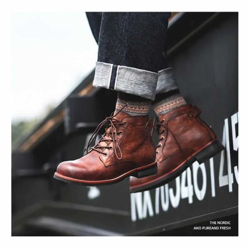 Retro Winter Schnürstiefel - Image 3