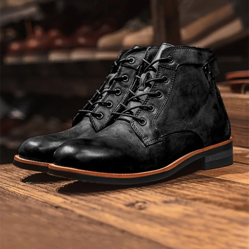 Retro Winter Schnürstiefel - Image 5