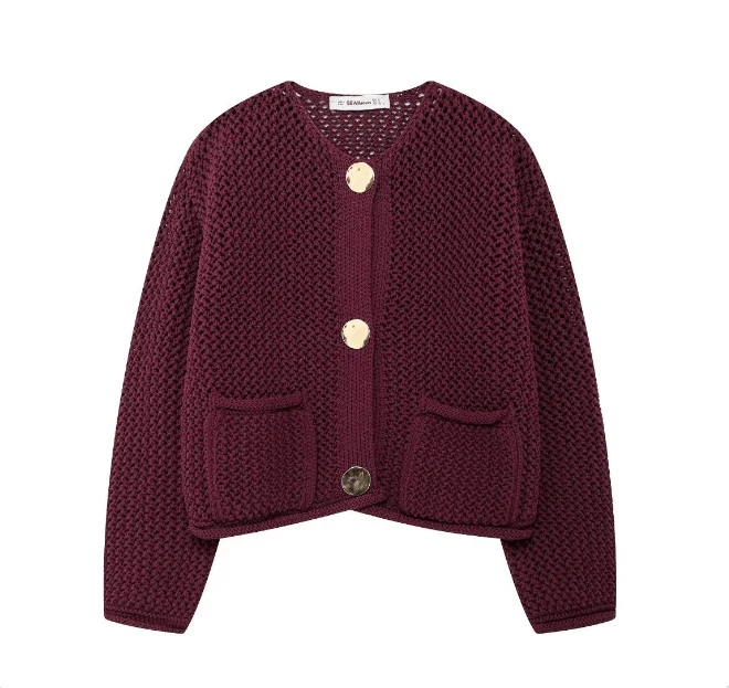 Rihanna Grobstrick-Strickjacke - Image 2