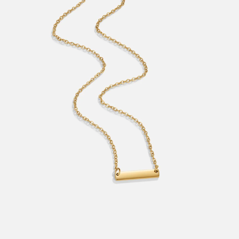 Rina Goldbarren Halskette