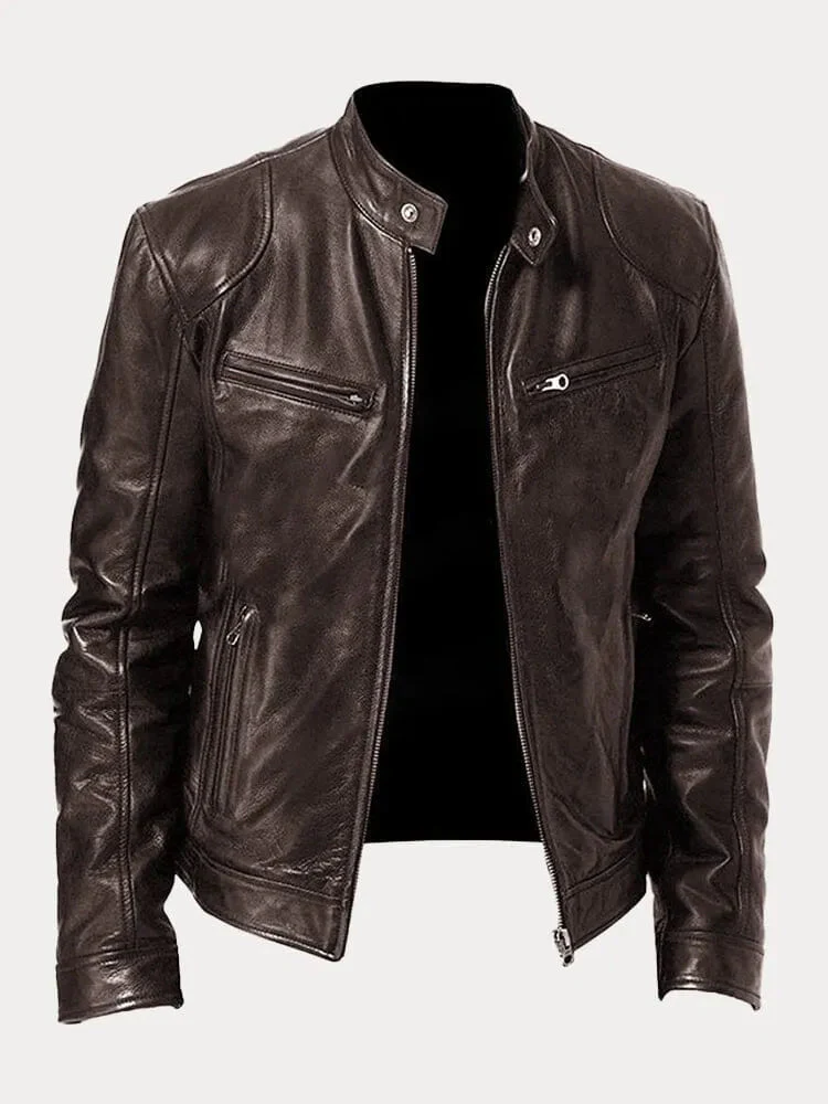 Rob | Stilvolle Lederjacke für lässige Looks - Image 14
