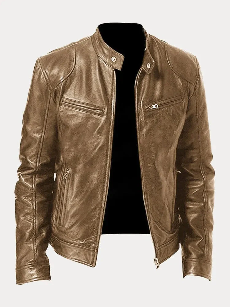 Rob | Stilvolle Lederjacke für lässige Looks - Image 16