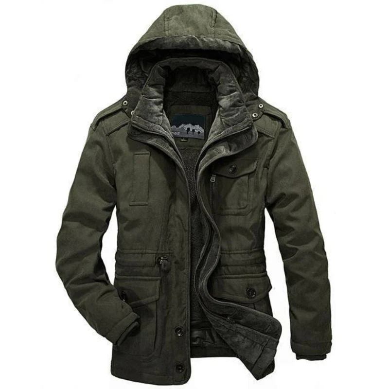 Robuste Winterjacke mit Kapuze für Herren | Warme - Image 5