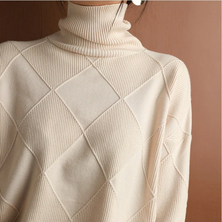 Rollkragen Pullover Damen Strick | Oversize & Weich - Image 5