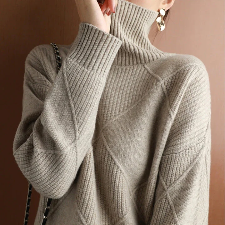 Rollkragen Pullover Damen Strick | Oversize & Weich - Image 7