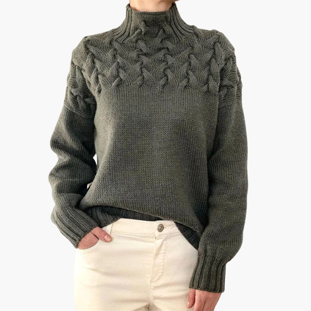 Rollkragen Strickpullover für Damen - Image 3