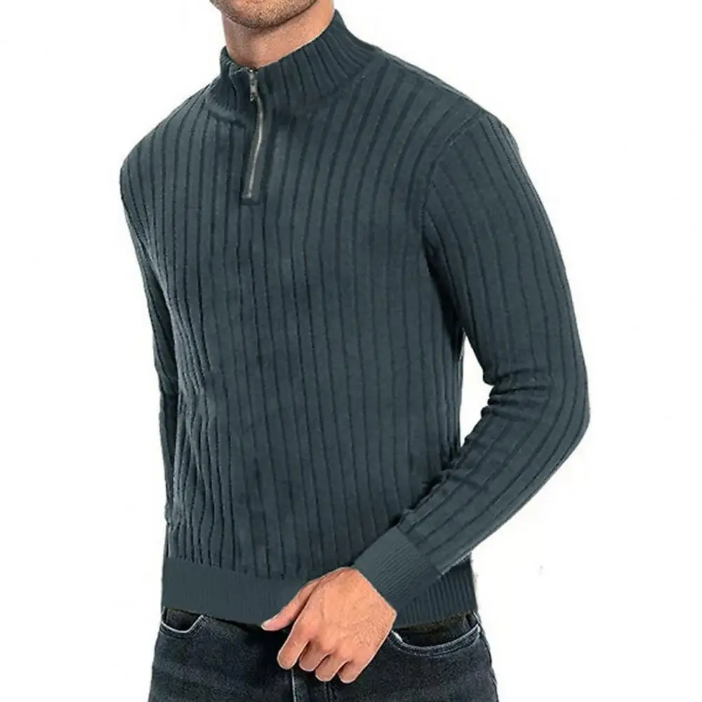 Rollkragenpullover mit Viertelreißverschluss - Image 2