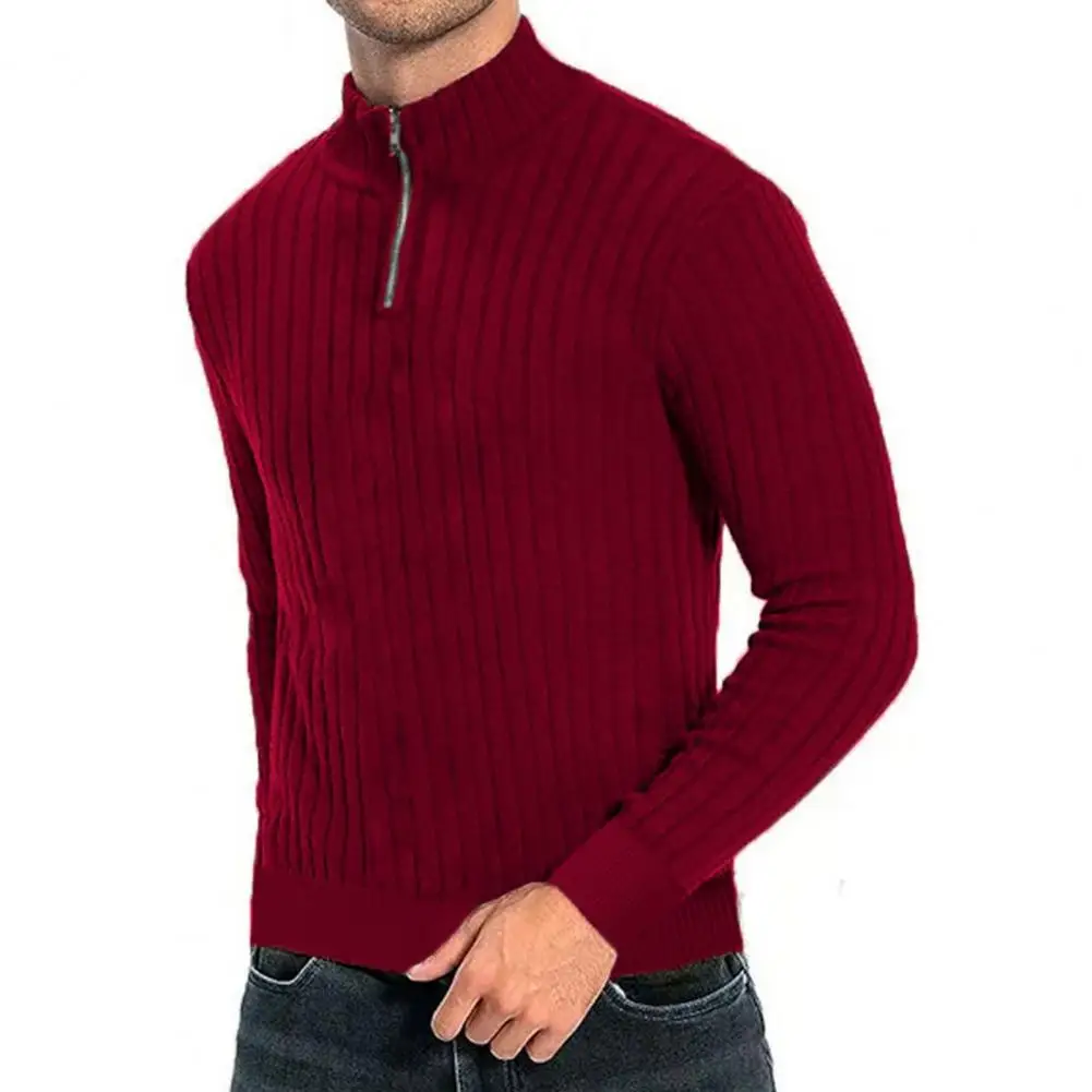 Rollkragenpullover mit Viertelreißverschluss - Image 3