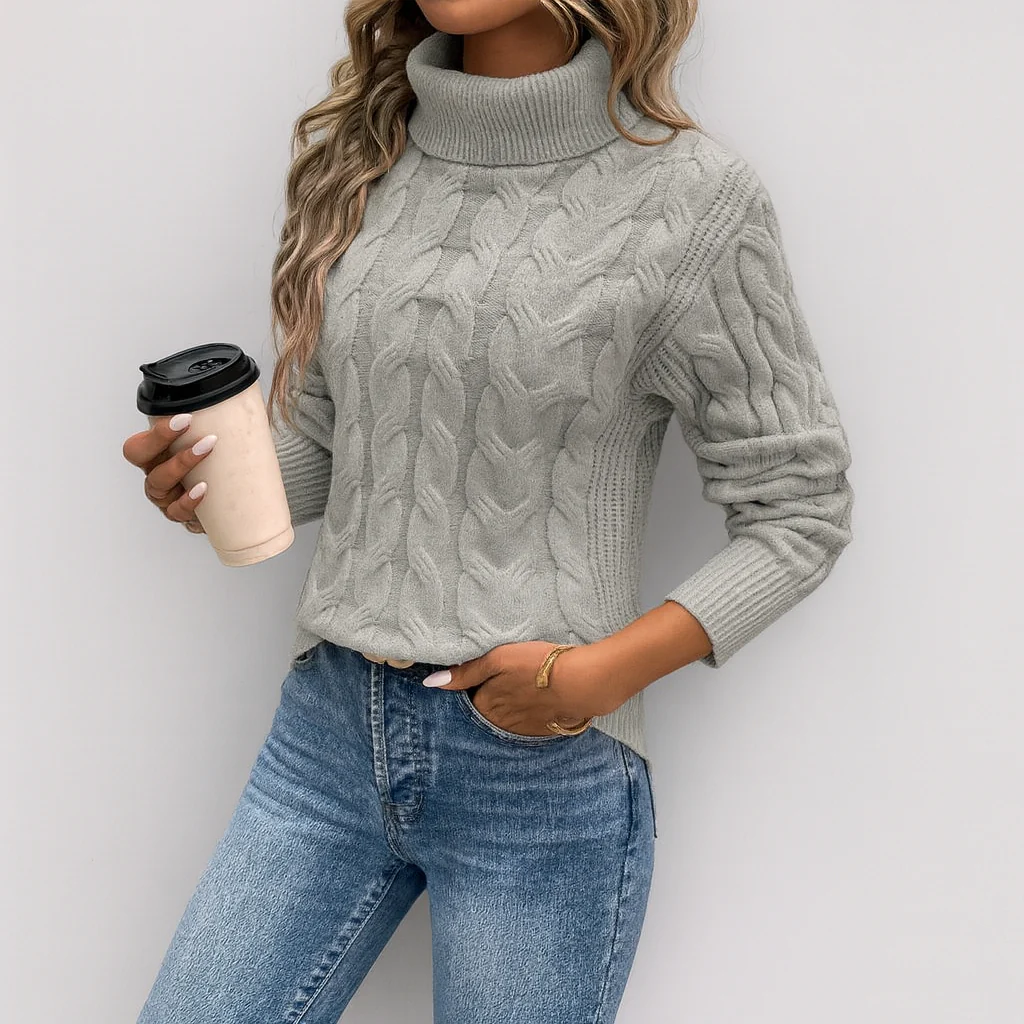 Rollkragenpullover – Umarmung der Wärme und Eleganz - Image 3