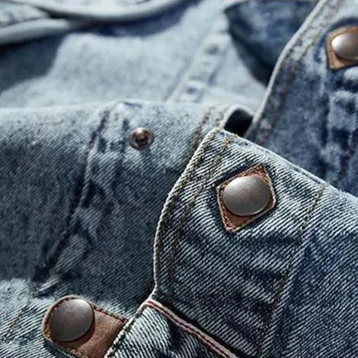 Roman - schmale moto-denim-jacke - Image 5