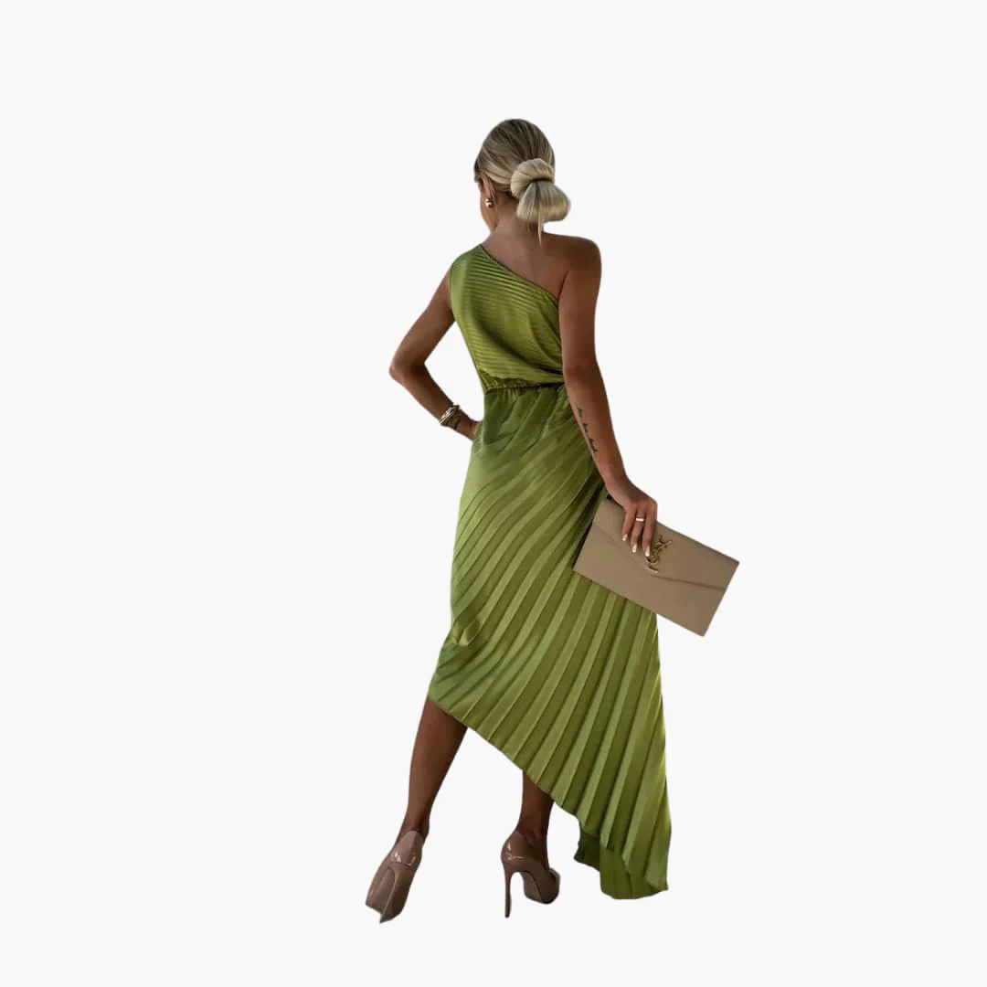 Romantisches Midikleid für Damen – 3D Blumenapplikationen - Image 11