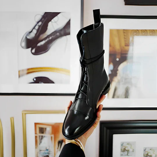 Romy - klassische damenstiefel aus leder - Image 3