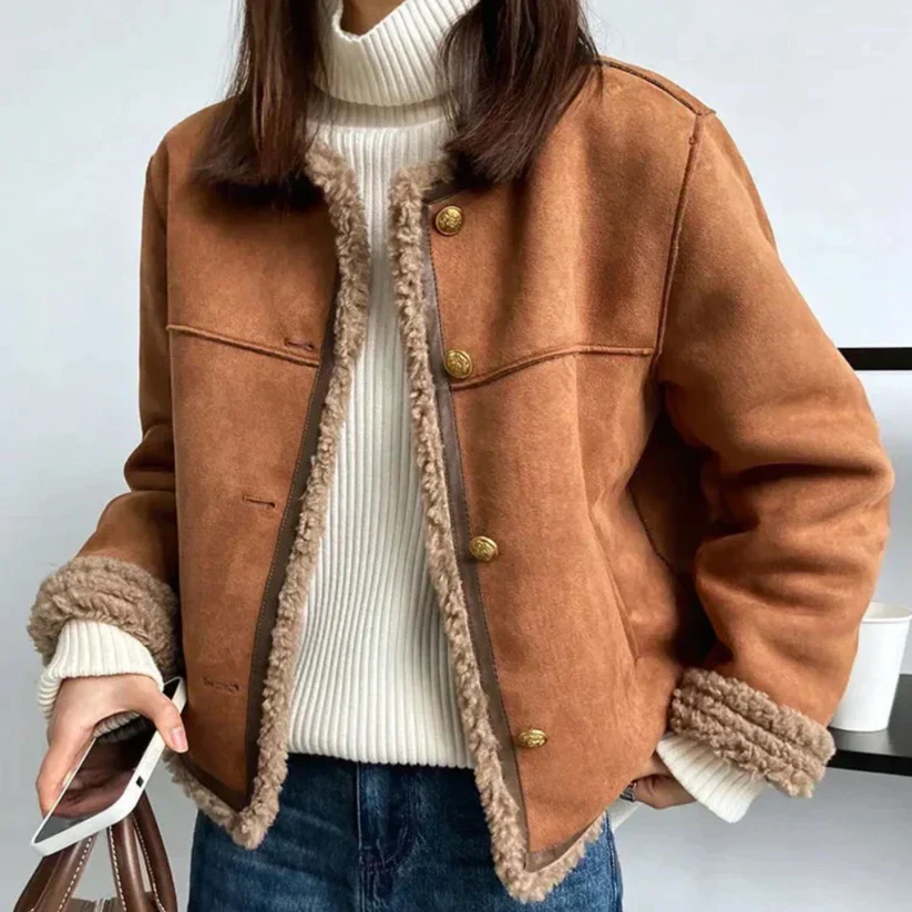 ROMY - WARME JACKE AUS LAMMFELL - Image 15
