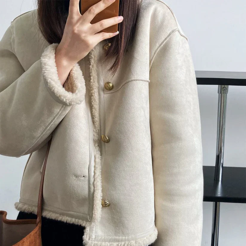 ROMY - WARME JACKE AUS LAMMFELL - Image 6