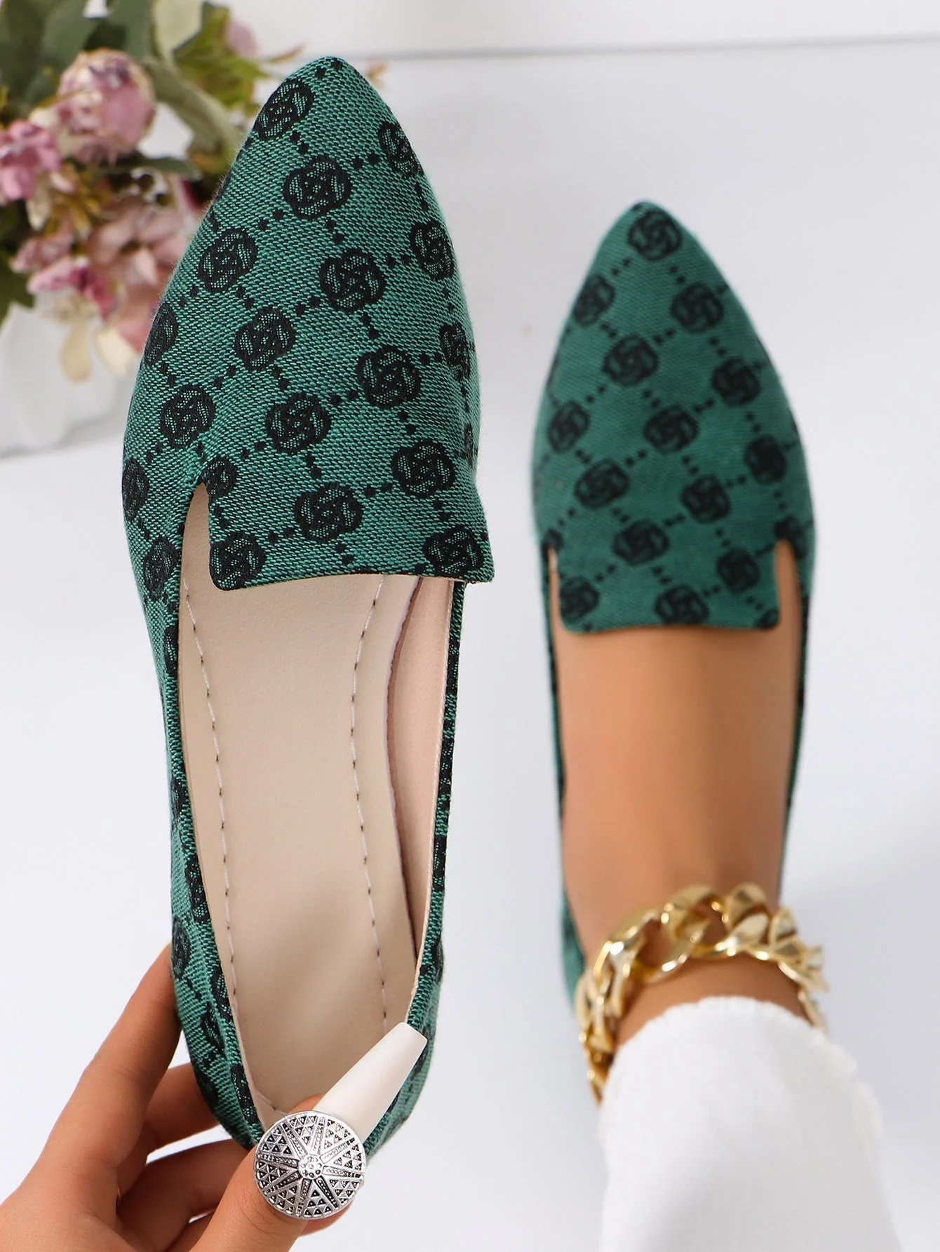 RoseaWalk™ – Elegante Canvas Loafers mit Spitze für Damen - Image 2