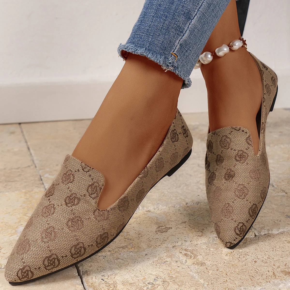 RoseaWalk™ – Elegante Canvas Loafers mit Spitze für Damen - Image 4