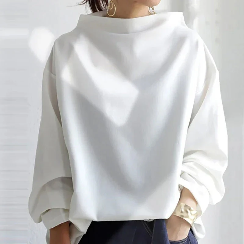 ROSELYN - LANGARMLIGER PULLOVER MIT HOHEM KRAGEN - Image 6