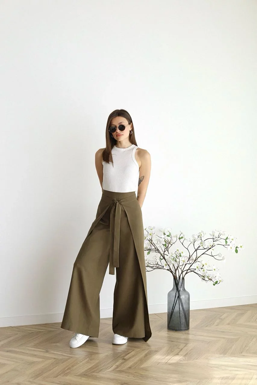 Rosetta Leinenhose mit weitem Bein - Image 10