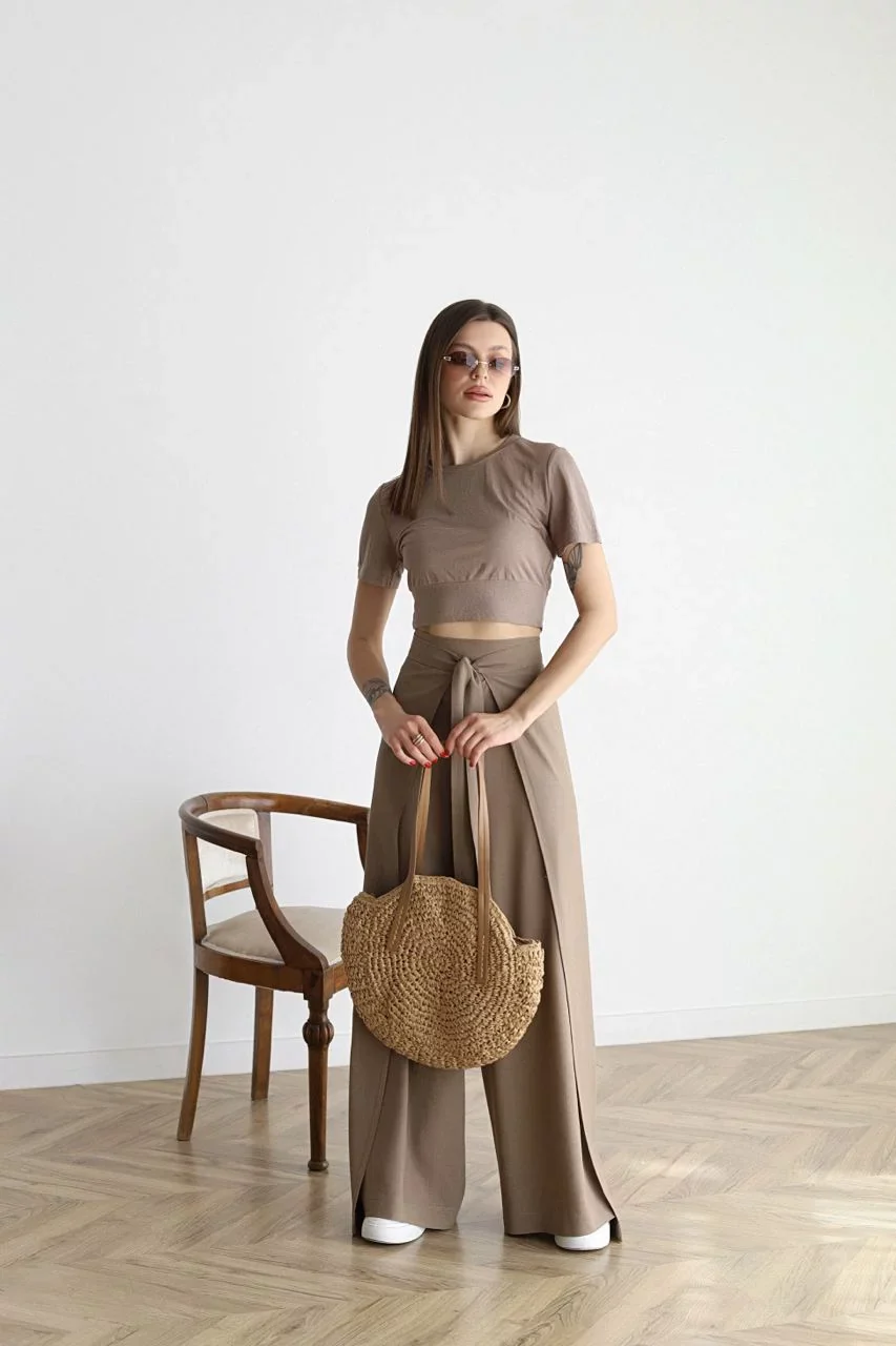 Rosetta Leinenhose mit weitem Bein - Image 6