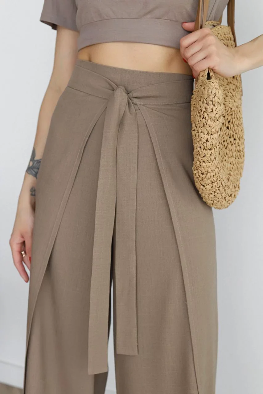 Rosetta Leinenhose mit weitem Bein - Image 7