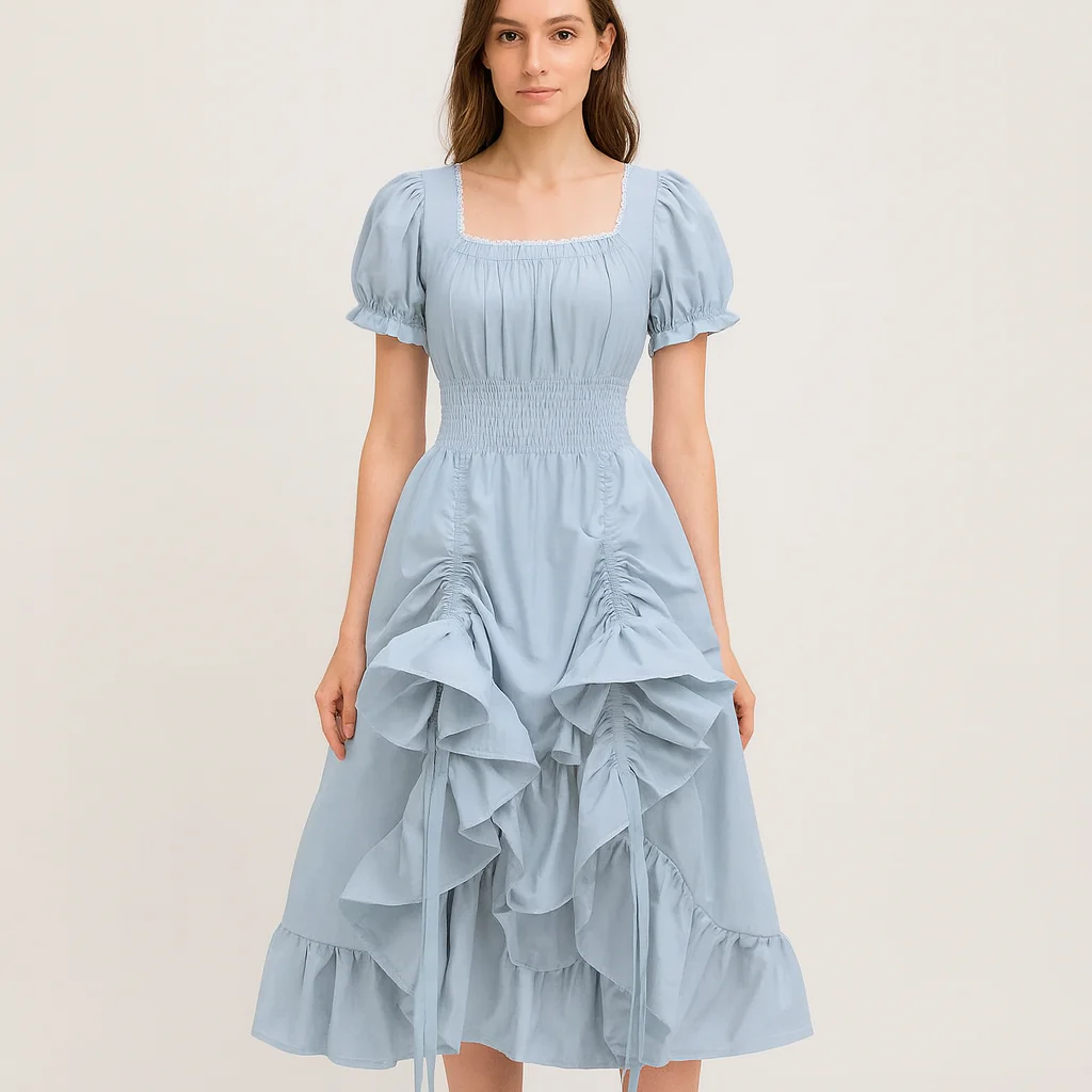 RoyalBloom Renaissance Kleid – Viktorianisch inspiriertes Damenkleid
