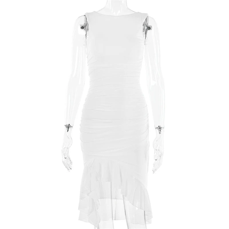 Rozz | Midi-Kleid mit Rüschen - Image 9