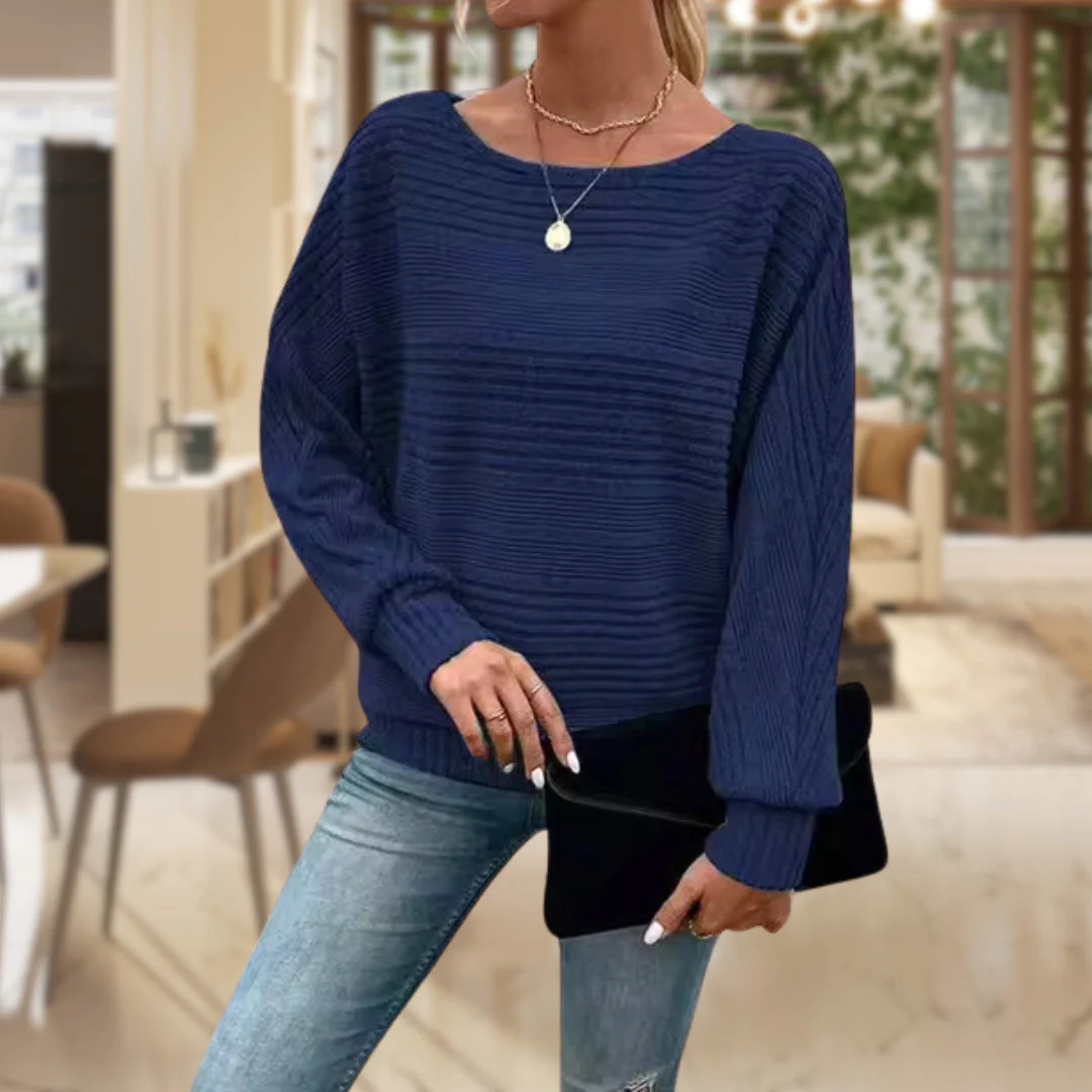 RUNDHALS-LANGARM-PULLOVER | KOMFORTABLES DESIGN, ELEGANTE PASSFORM - Image 6