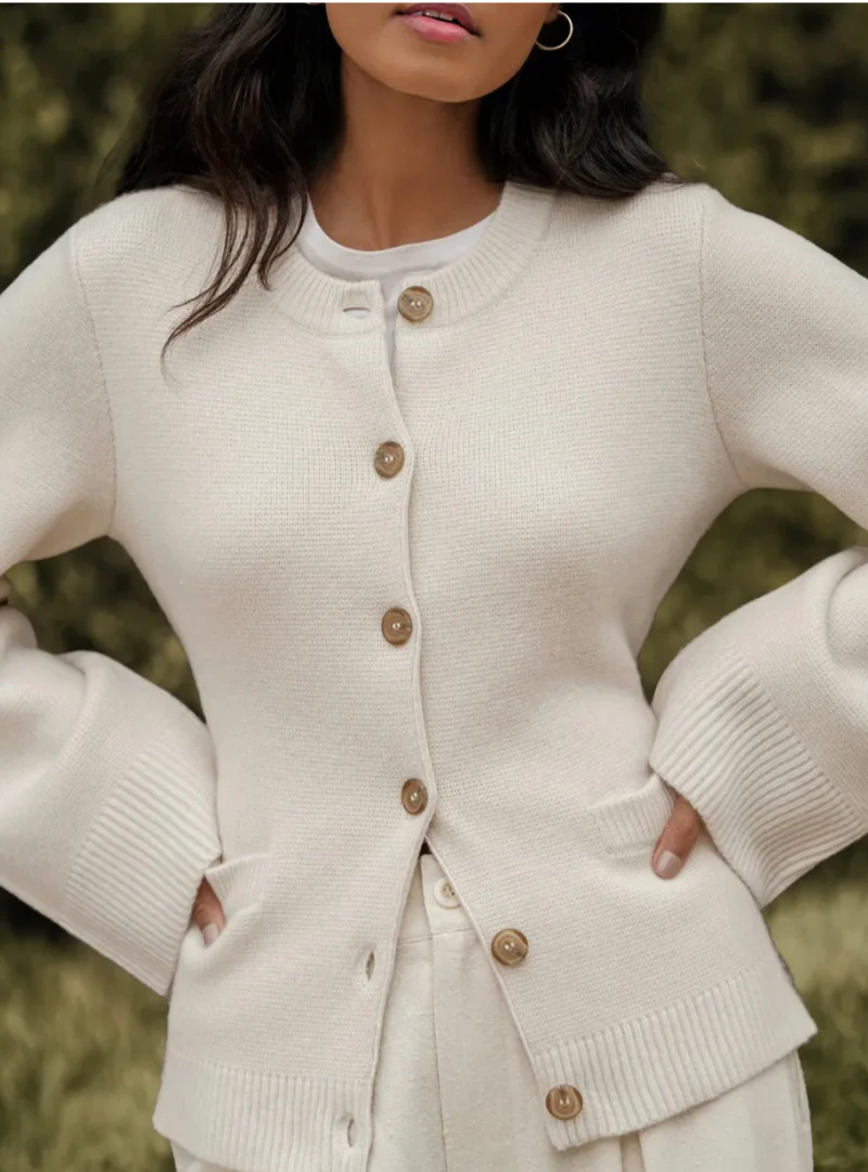 Sabine | Ausgestellten Ärmeln Lässiger Cardigan