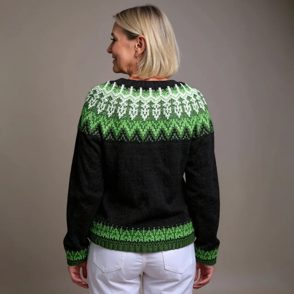 Sadie | Vintage Isländische Strickjacke - Image 3