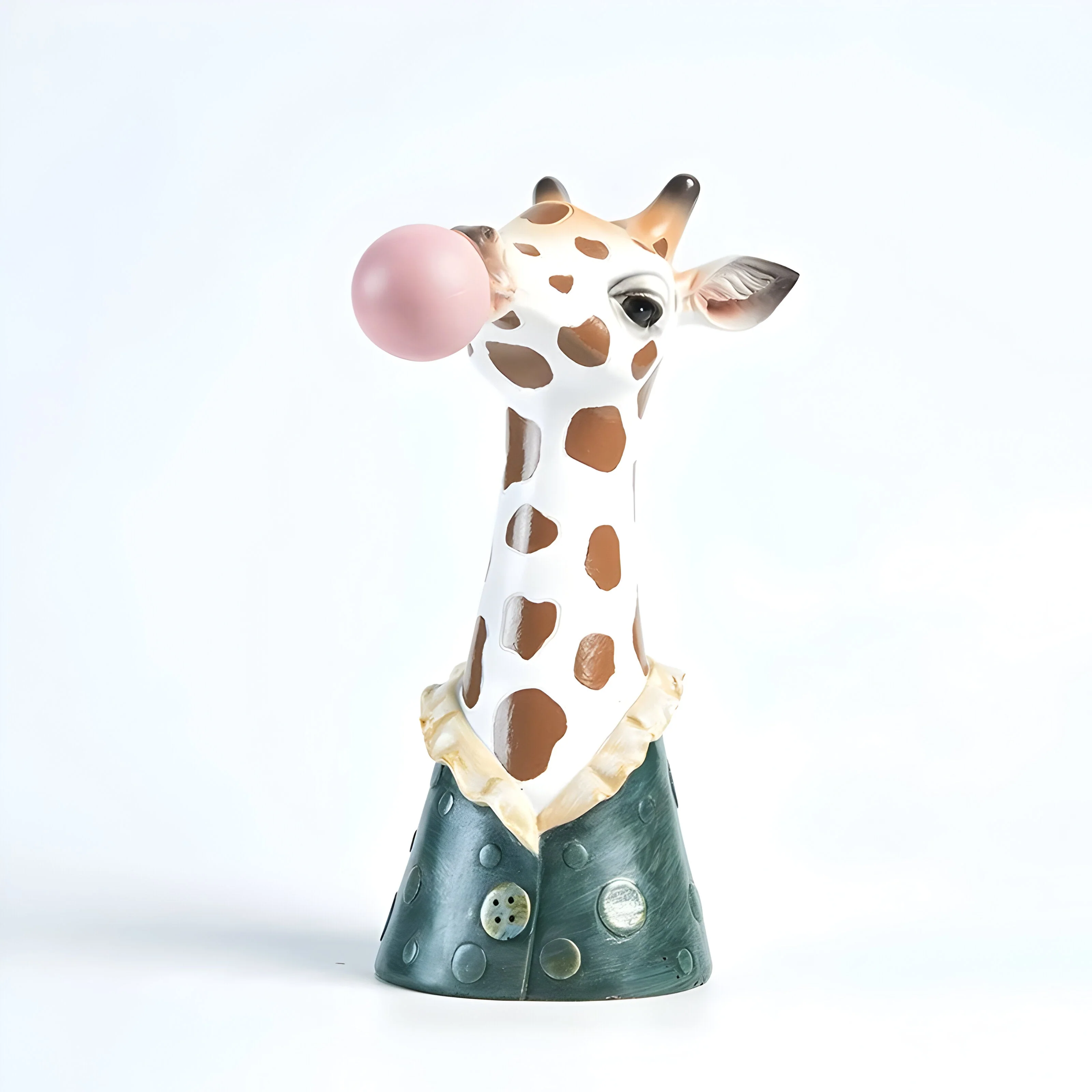 SafariWhimsy – Künstlerisch, tierinspiriertes Blasen-Vase - Image 3