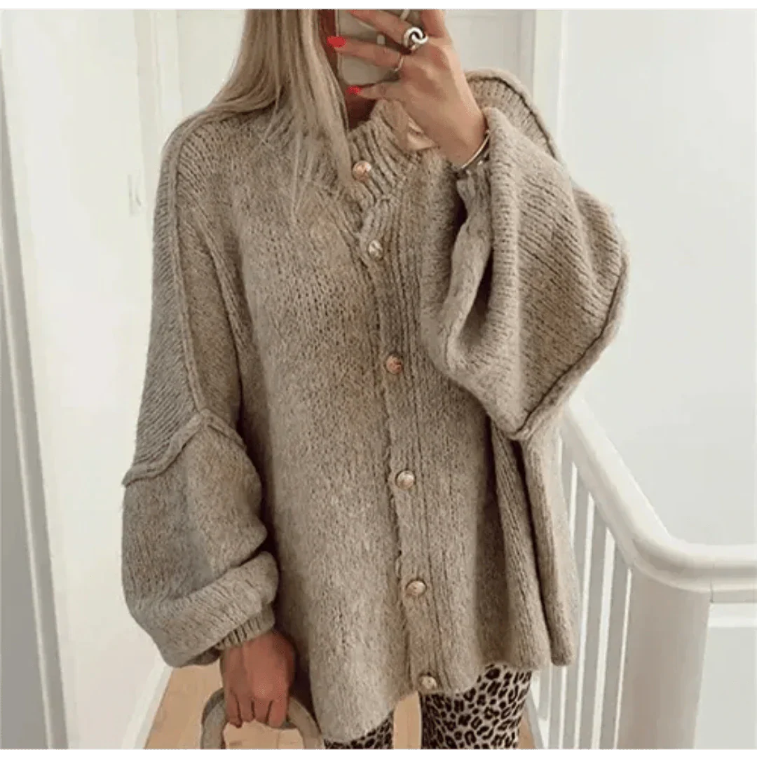 Sally Übergröße Strickjacke
