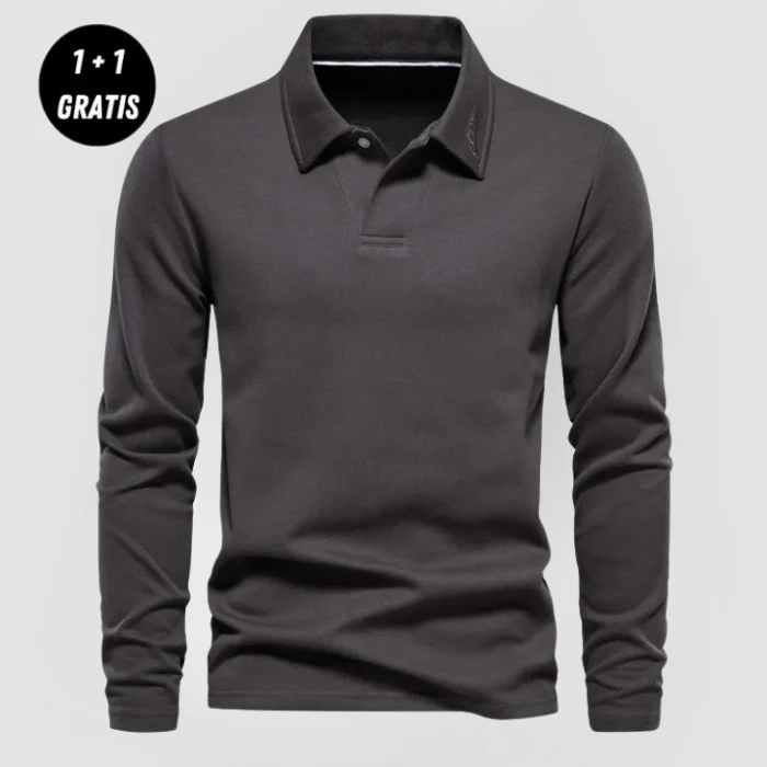 SAMUEL - ELEGANTES LANGARM-POLOSHIRT (1+1 GRATIS) - Image 7
