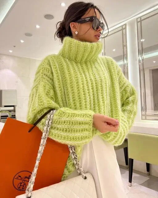 Sandra | Stylischer Grobstrick Rollkragenpullover - Image 3