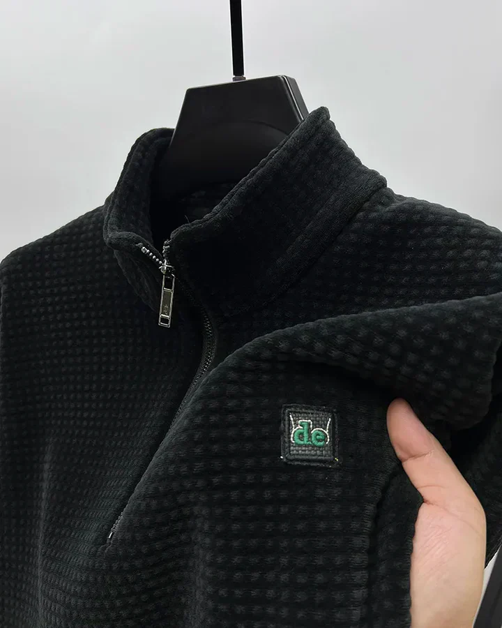 Sandro | Gemütlicher Eleganter Herren-Halbzip-Pullover - Image 5