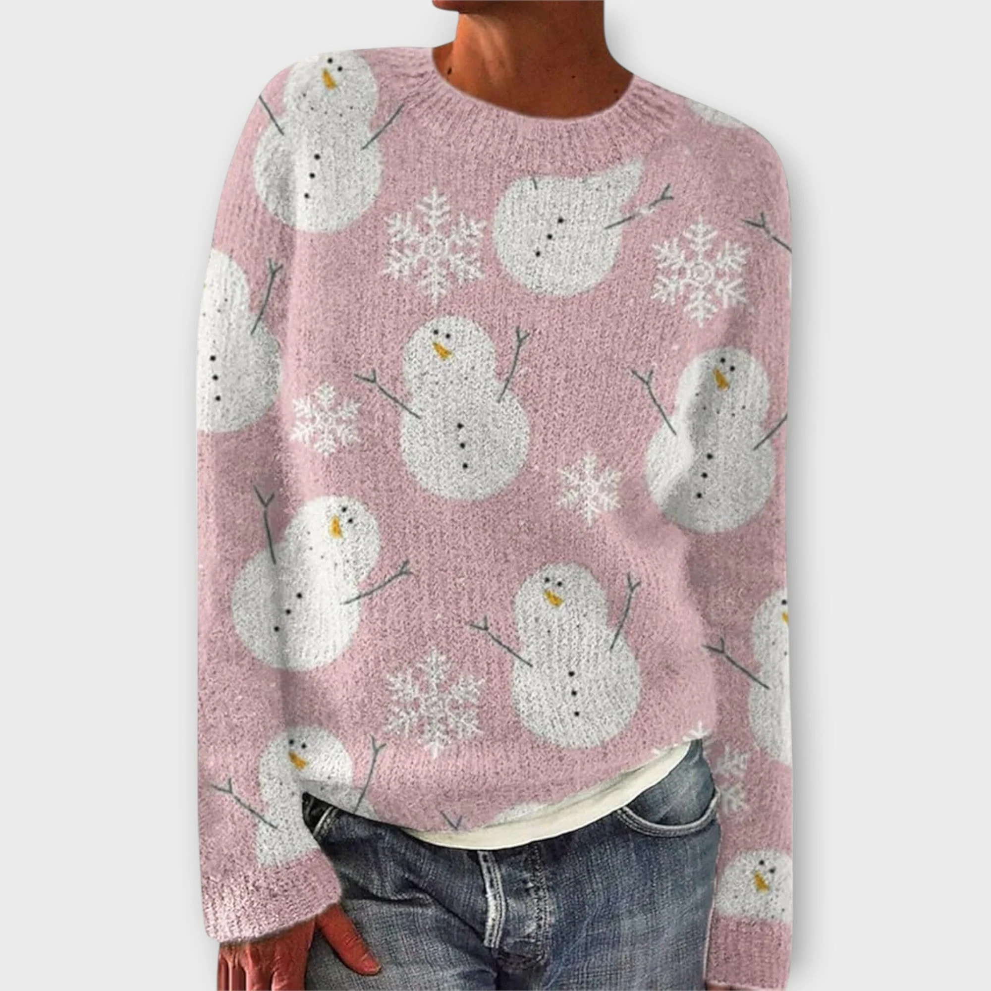 Sanira – Weihnachtspullover mit Muster - Image 3