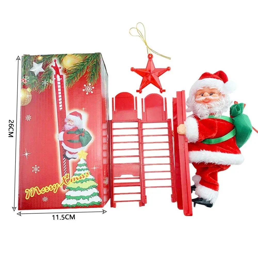 SantaClimb | Musikalische elektrische Weihnachtsmannleiter als Spielzeug für die Weihnachtsdekoration - Image 3