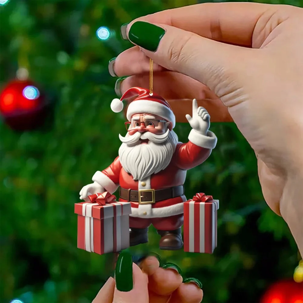 SantaHangs | Mini-Weihnachtsmann-Hängedekorationen
