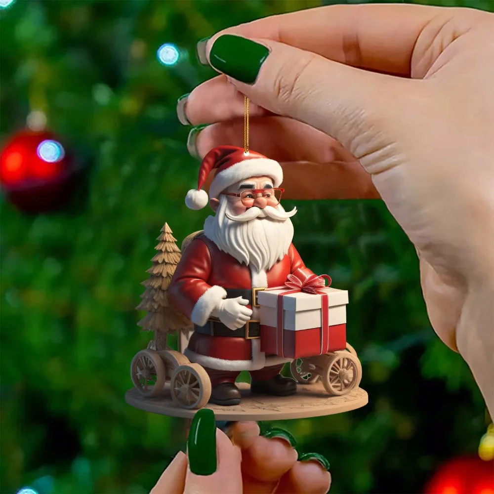 SantaHangs | Mini-Weihnachtsmann-Hängedekorationen - Image 3