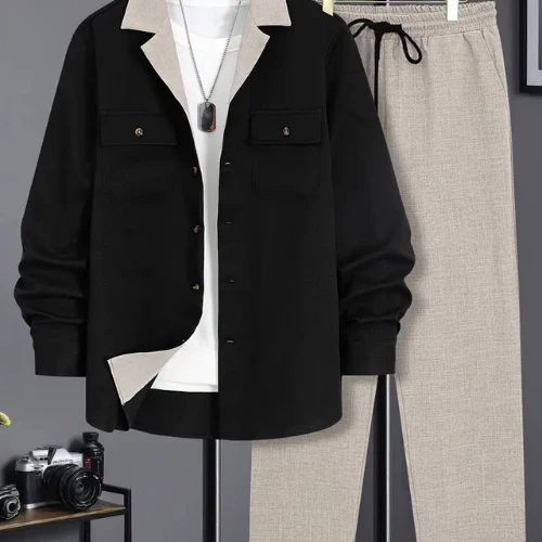 SANTOS™ | Elegantes Freizeit-Set für Herren Perfekt für Herbst & Winter - Image 12