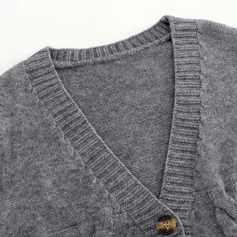 Saoirse Gekürzte Zopfstrickjacke - Image 2