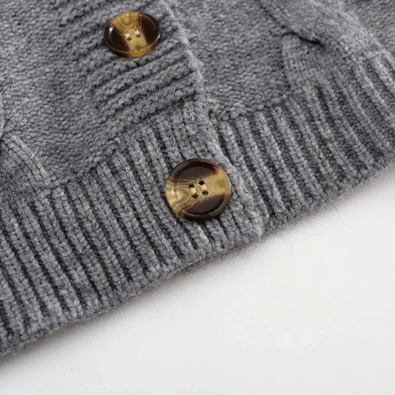 Saoirse Gekürzte Zopfstrickjacke - Image 3
