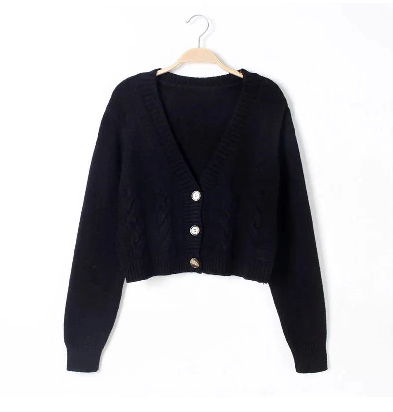Saoirse Gekürzte Zopfstrickjacke - Image 4