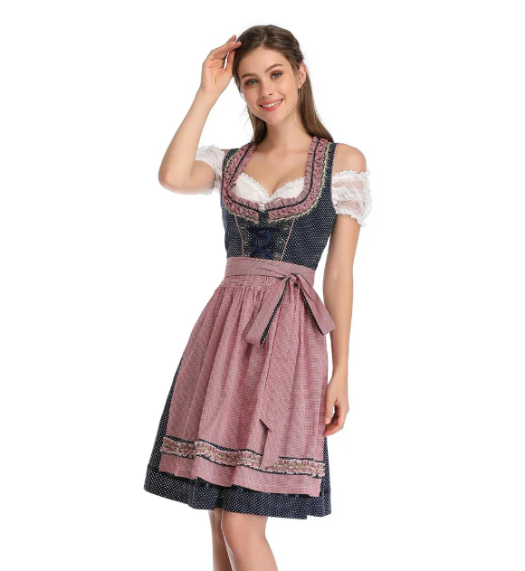 Sarah | Klassisches traditionelles Kleid mit Schürze - Image 3